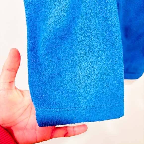 CAROLE HOCHMAN Blue fleece zip-up vest - Picture 6 of 10